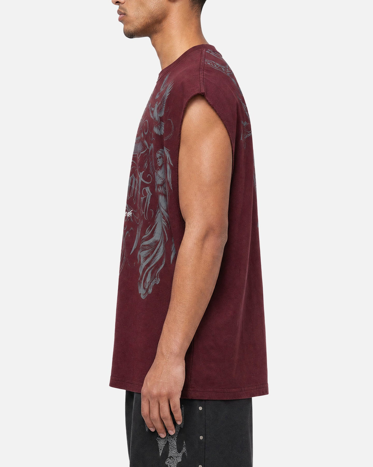 SAINT MORTA Saint Morta Renaissance Muscle T-Shirt Pigment Washed