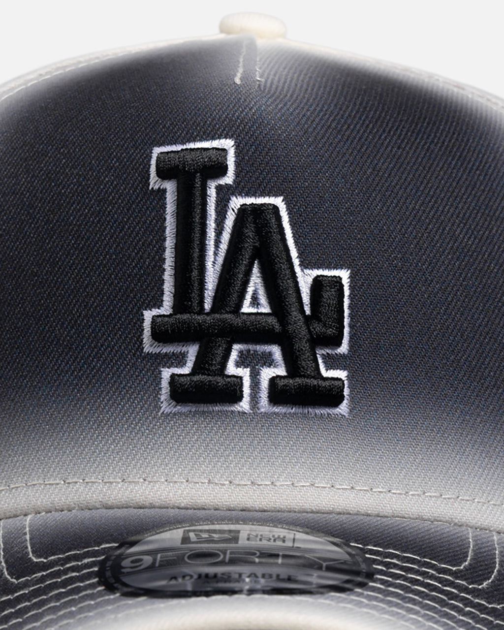 New Era New Era Los Angeles Dodgers 'Gradient Edge Reverse' 9FORTY A-Frame Snapback Black/White