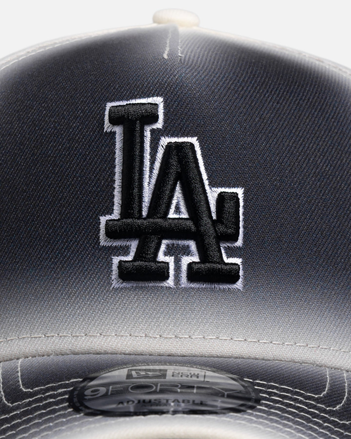 New Era New Era Los Angeles Dodgers 'Gradient Edge Reverse' 9FORTY A-Frame Snapback Black/White