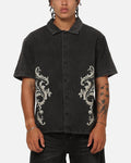 SAINT MORTA Saint Morta Baroque Button Up Shirt Black