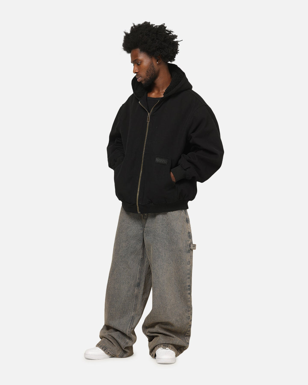 CARRE Carre Baggy Carpenter Jeans Washed Grey