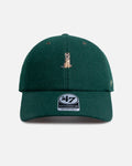 47 Brand Official 47 Brand German Shepard Wool 47 Clean Up Strapback Green