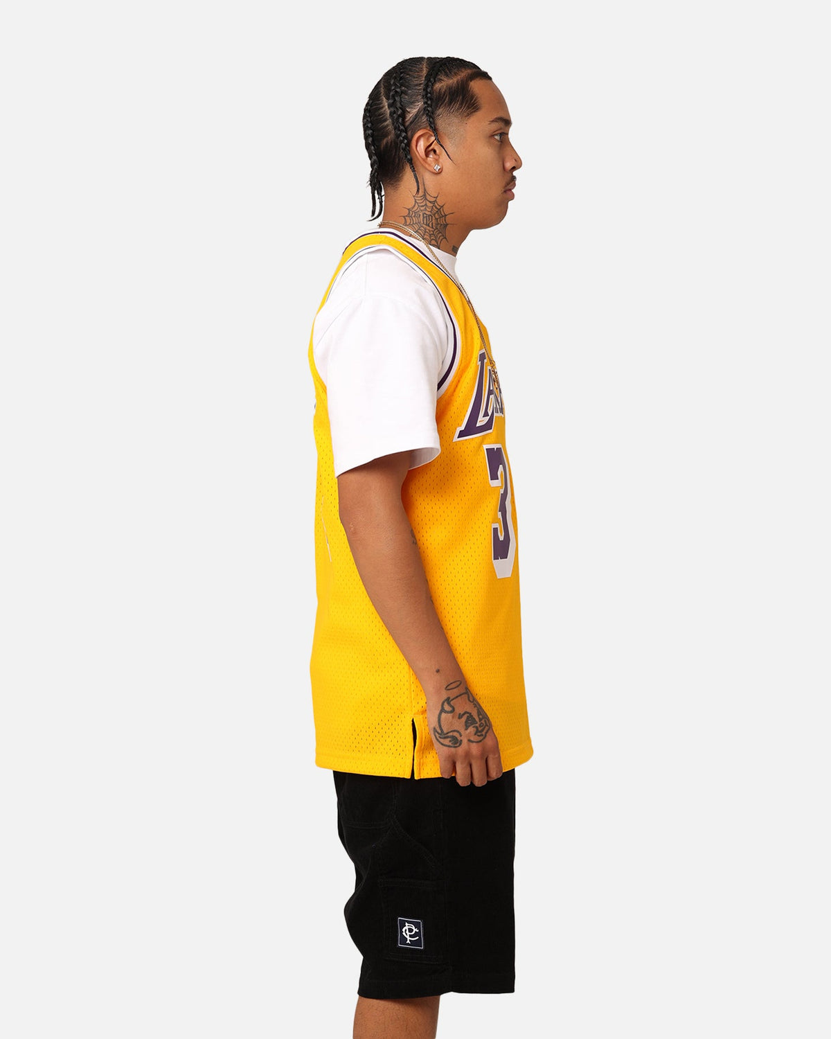 MITCHELL & NESS Mitchell & Ness Los Angeles Lakers Shaquille O'Neal '96-'97 #34 Swingman Jersey Yellow