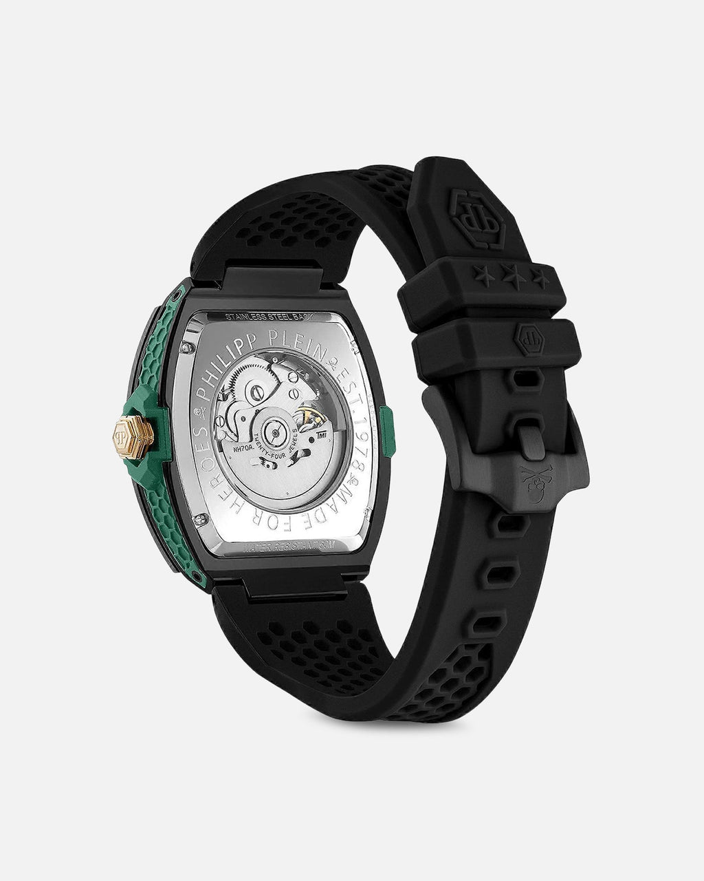 PHILIPP PLEIN Original Philipp Plein The Skeleton Auto Watch Black