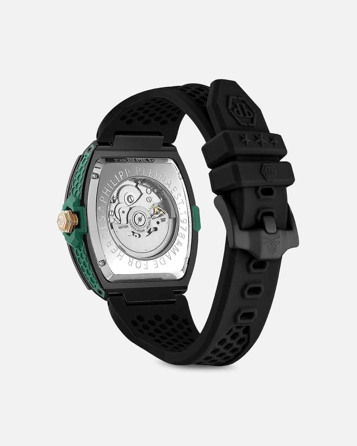 PHILIPP PLEIN Original Philipp Plein The Skeleton Auto Watch Black