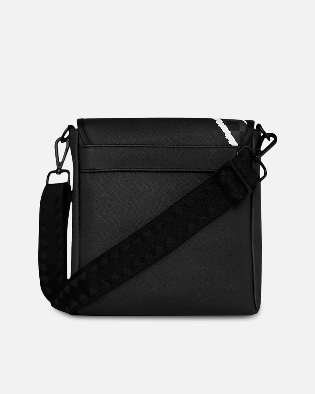 SPRAYGROUND Sprayground Centre Rip Grey Check Messenger Sling Bag Multi