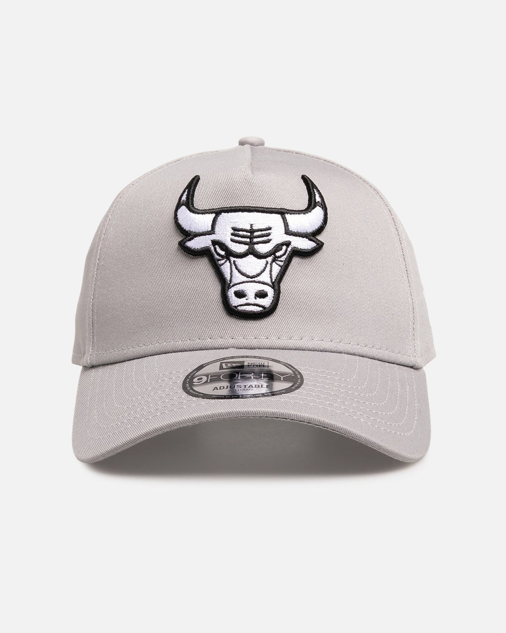 New Era Official New Era Chicago Bulls 9FORTY A-Frame Snapback Grey/Black/White