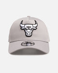 New Era Official New Era Chicago Bulls 9FORTY A-Frame Snapback Grey/Black/White