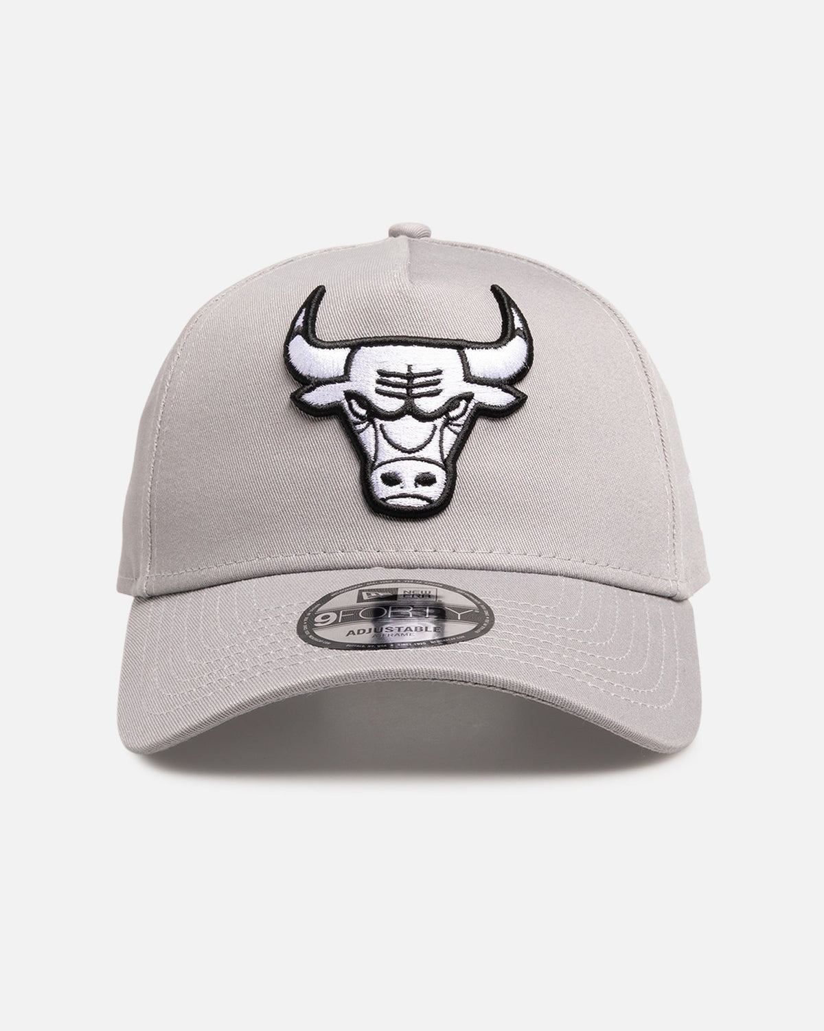 New Era Official New Era Chicago Bulls 9FORTY A-Frame Snapback Grey/Black/White