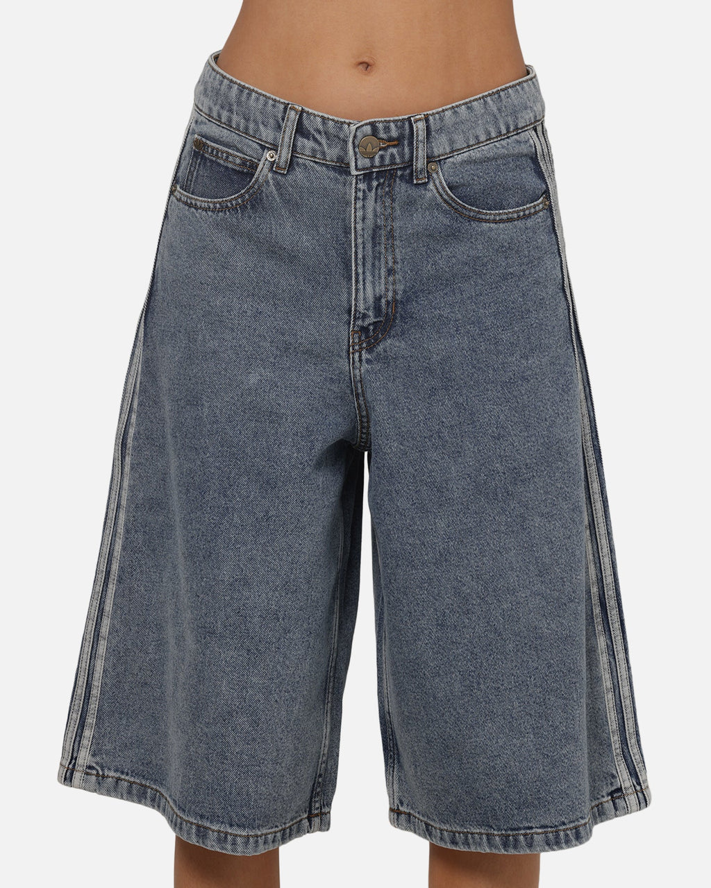 ADIDAS Original Adidas Women's Jorts Worn Blue