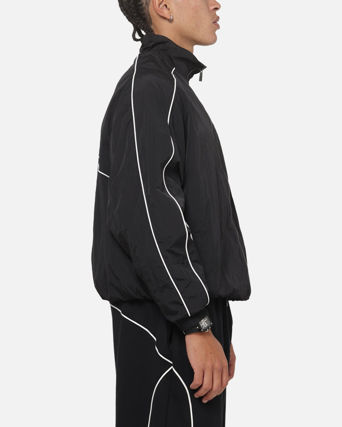 New Era New Era Double Zip Track Jacket Black