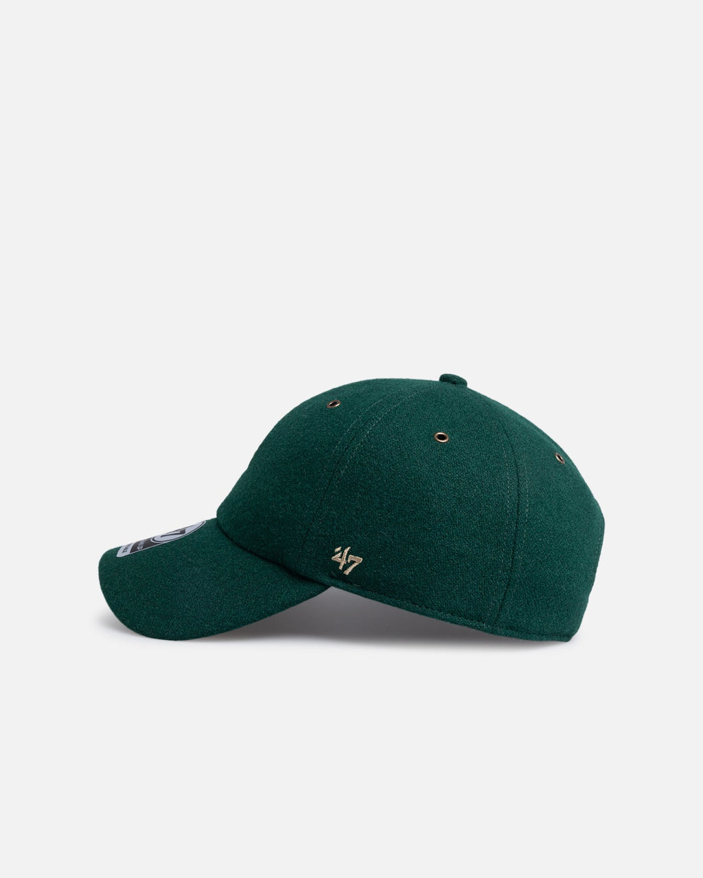 47 Brand Official 47 Brand German Shepard Wool 47 Clean Up Strapback Green