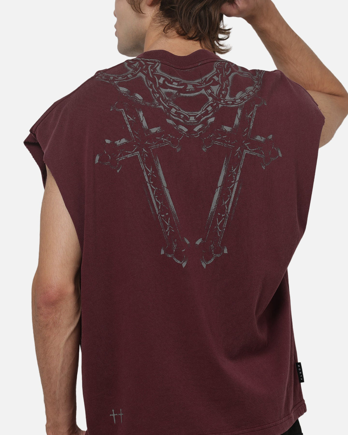 SAINT MORTA Saint Morta Renaissance Muscle T-Shirt Pigment Washed