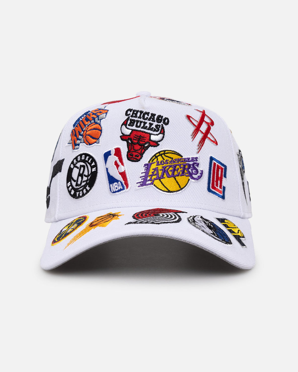 New Era New Era NBA All Over 9FORTY A-Frame Snapback White