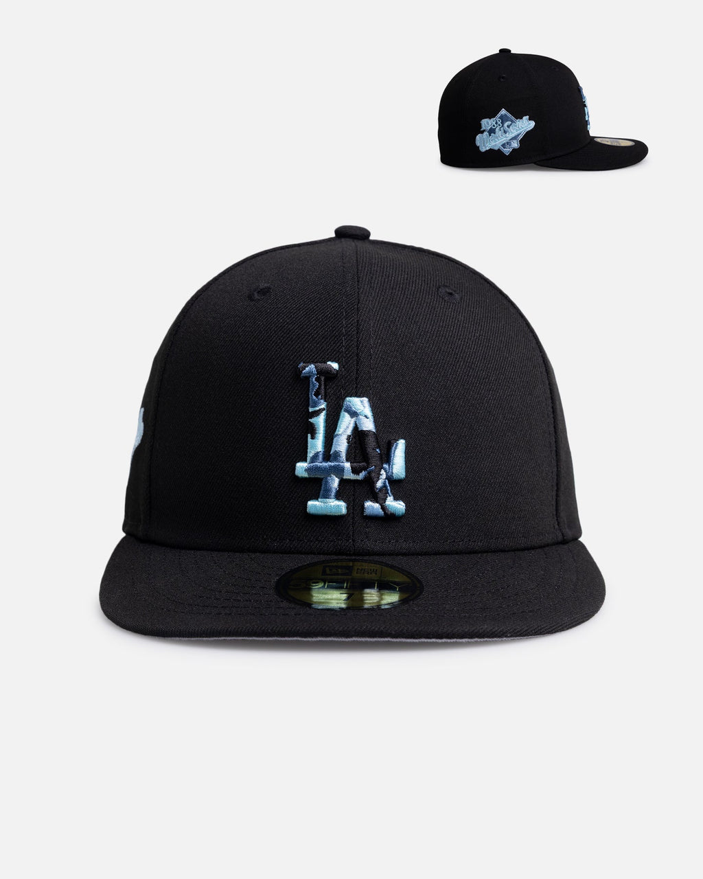 New Era New Era Los Angeles Dodgers 'Camo Infill' 59FIFTY Fitted Black