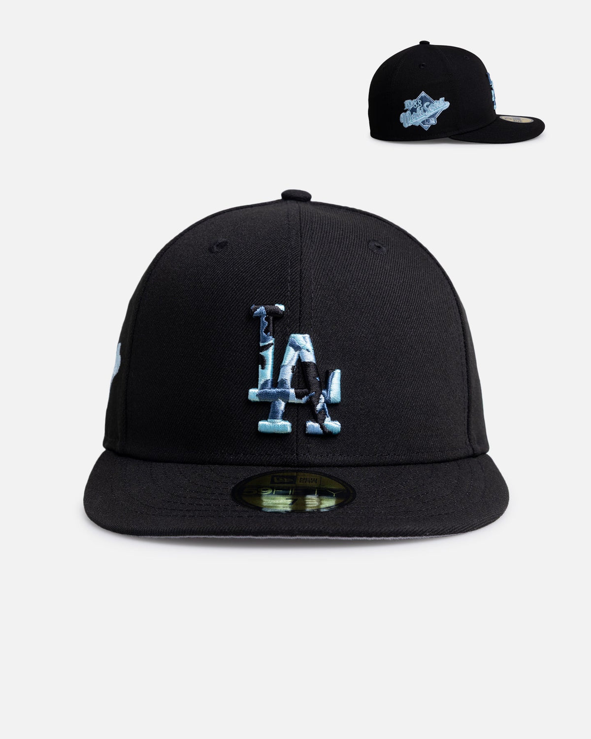 New Era New Era Los Angeles Dodgers 'Camo Infill' 59FIFTY Fitted Black