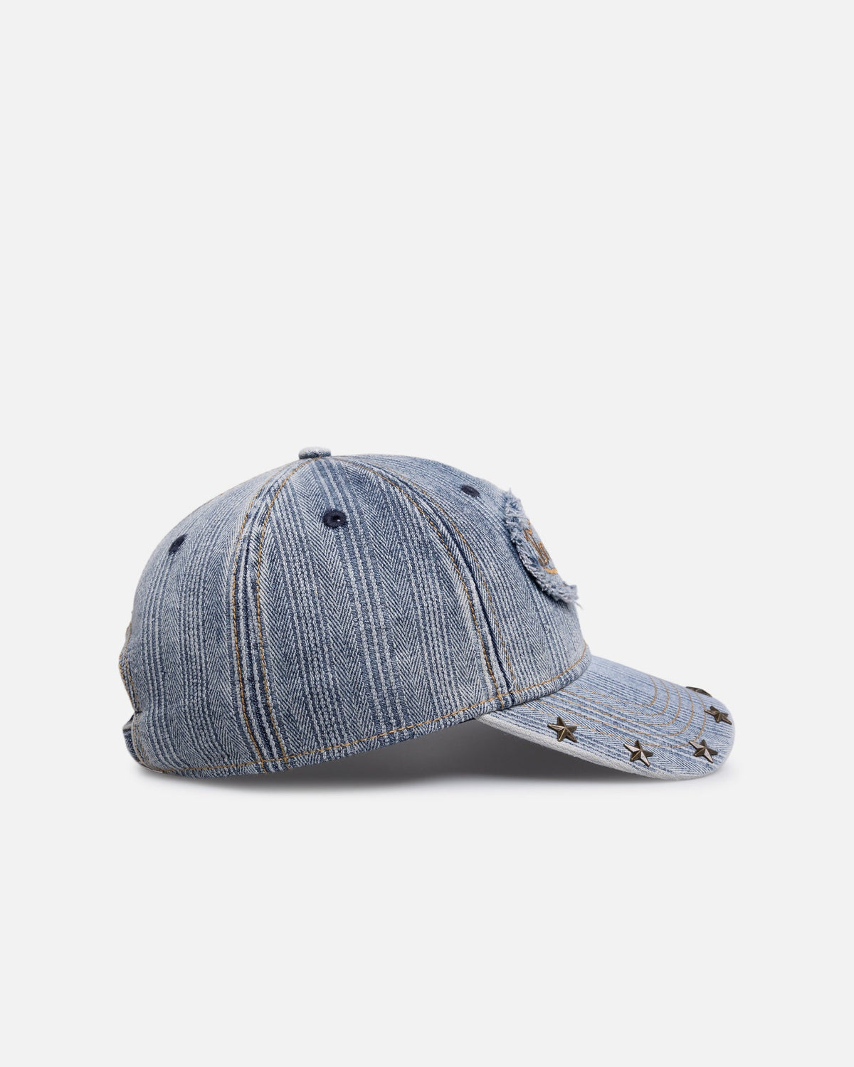 VON DUTCH Official Von Dutch OG Stripes Denim Dad Strapback Denim