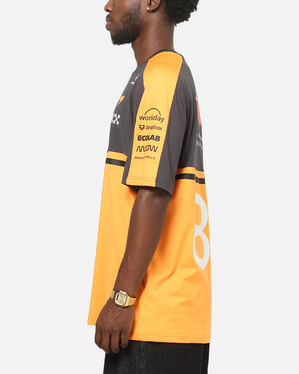 PUMA Puma X Mclaren Replica Oscar Piastri T-Shirt Papaya