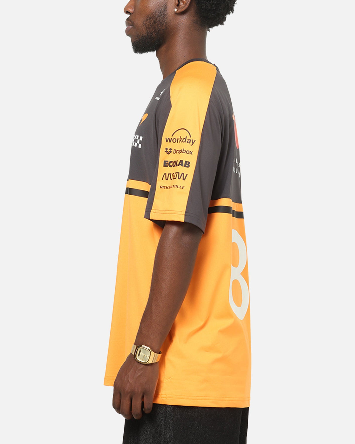 PUMA Puma X Mclaren Replica Oscar Piastri T-Shirt Papaya