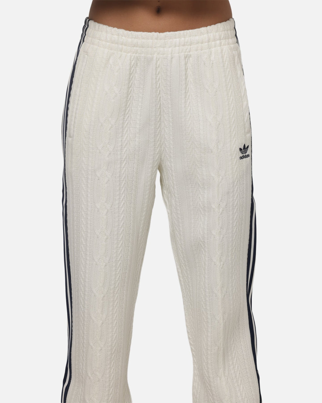 ADIDAS Adidas Women's Knit Classic Track Trousers Off White