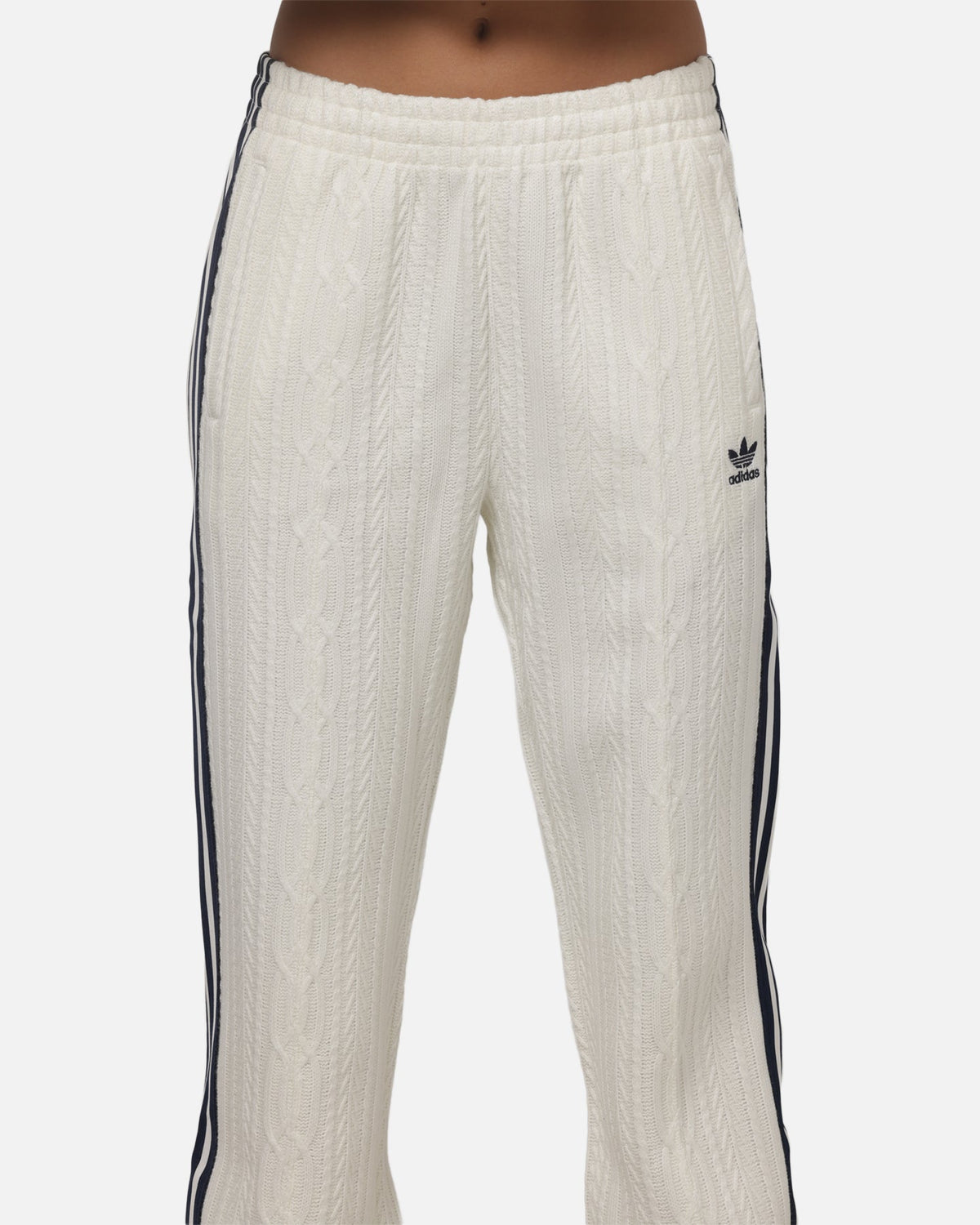 ADIDAS Adidas Women's Knit Classic Track Trousers Off White