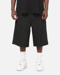 CARRE Carre Heritage Pleated Shorts Black Pinstripe