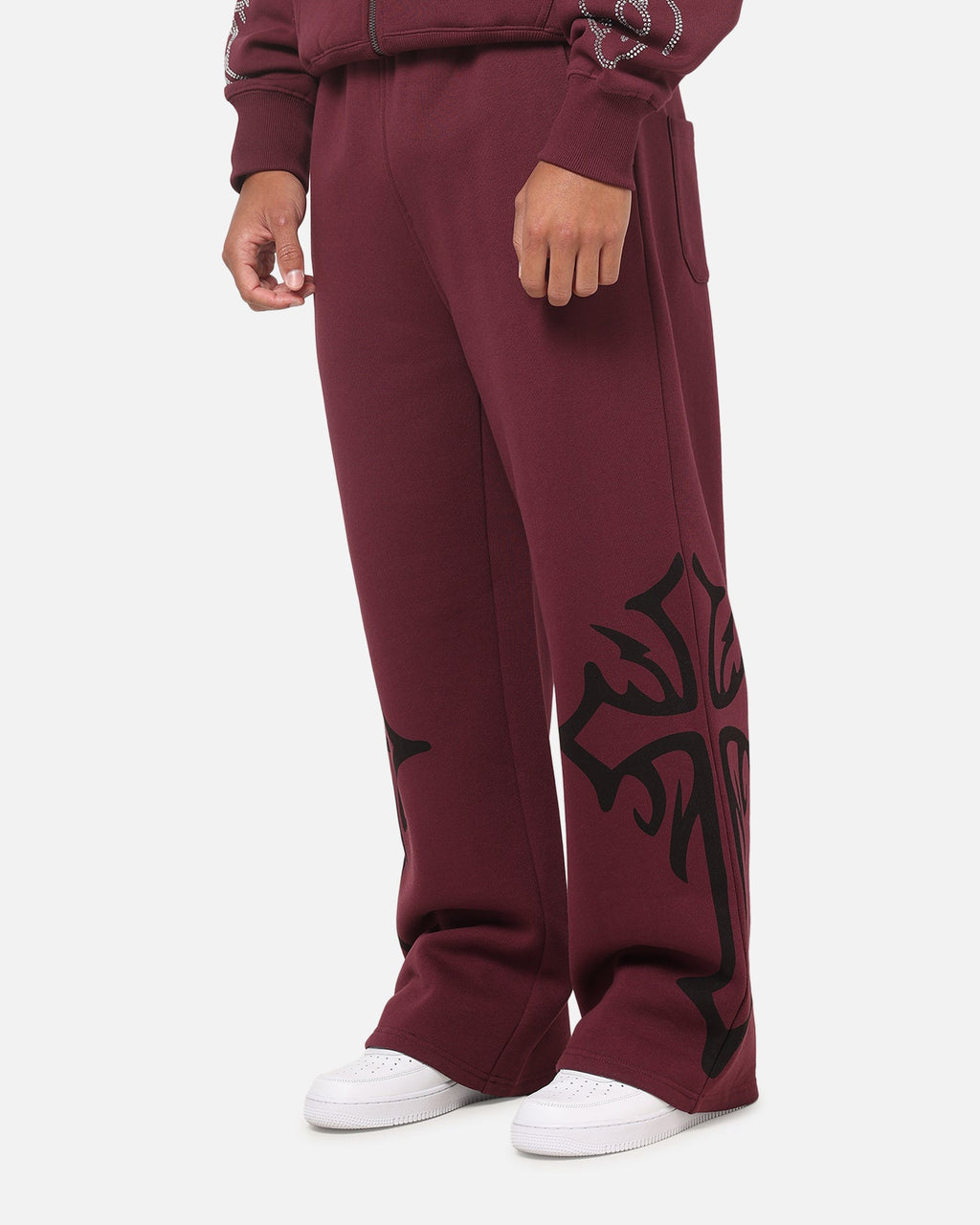ED HARDY Original Ed Hardy Trinity Sweatpants Plum