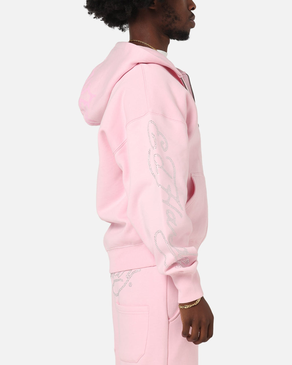 ED HARDY Ed Hardy Trinity Zip Hoodie Pink