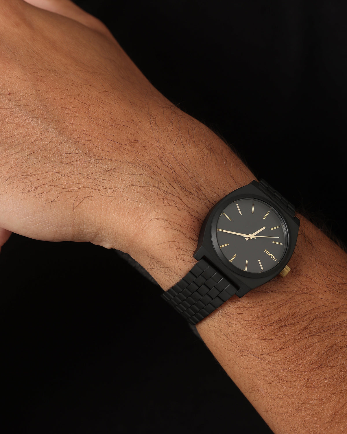 NIXON Classic Nixon Time Teller Matte Black/Gold