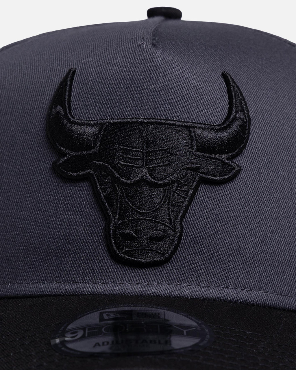 New Era New Era Chicago Bulls 'Graphite Black' 9FORTY A-Frame Snapback Black/Grey