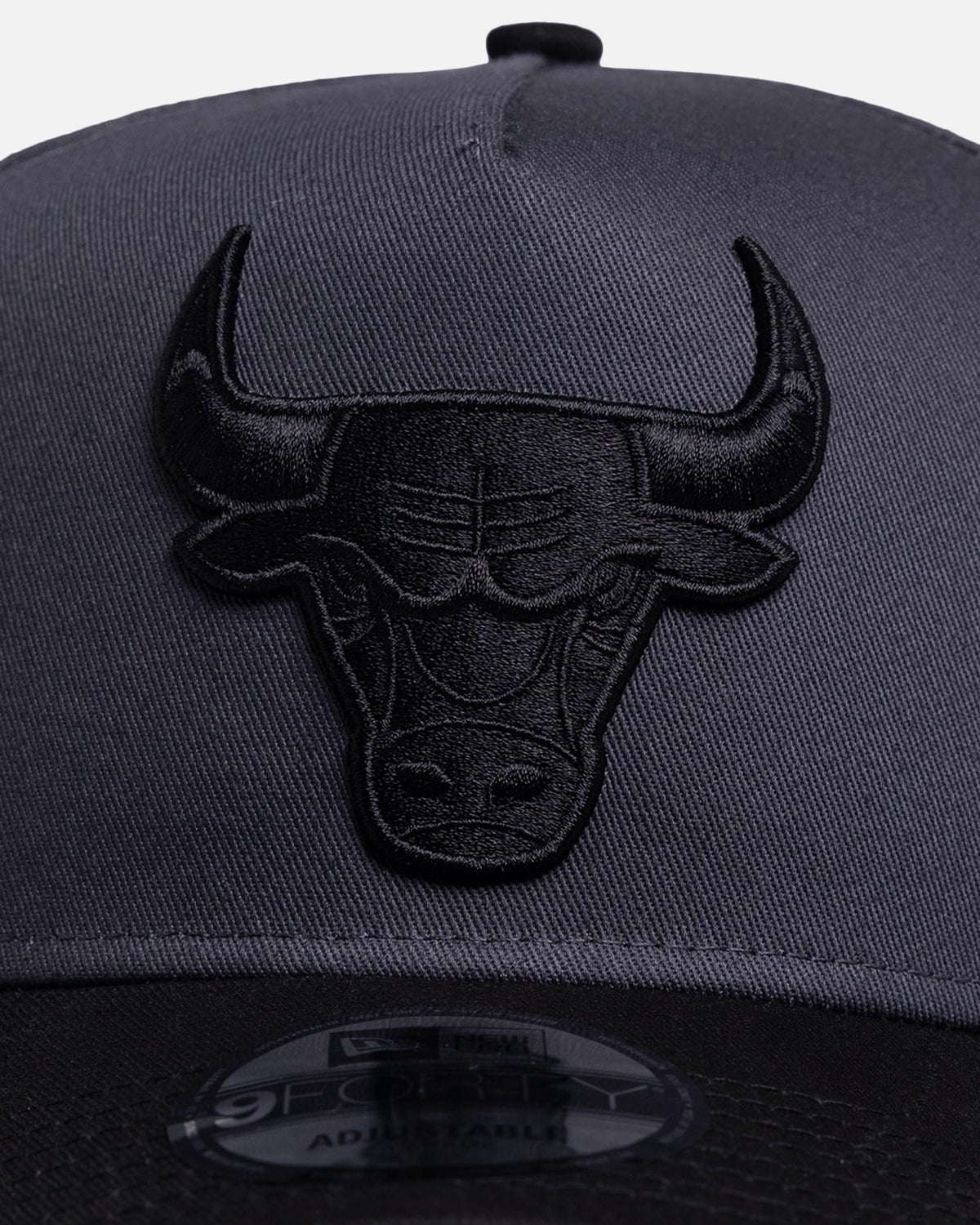 New Era New Era Chicago Bulls 'Graphite Black' 9FORTY A-Frame Snapback Black/Grey