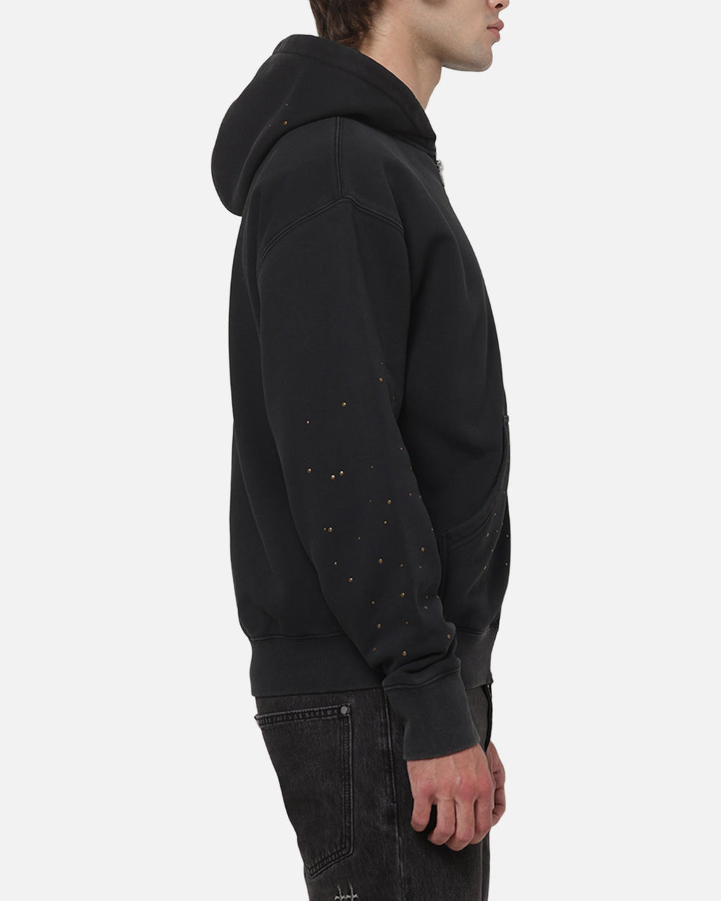 SAINT MORTA Saint Morta Medici Zip Hoodie Washed Black