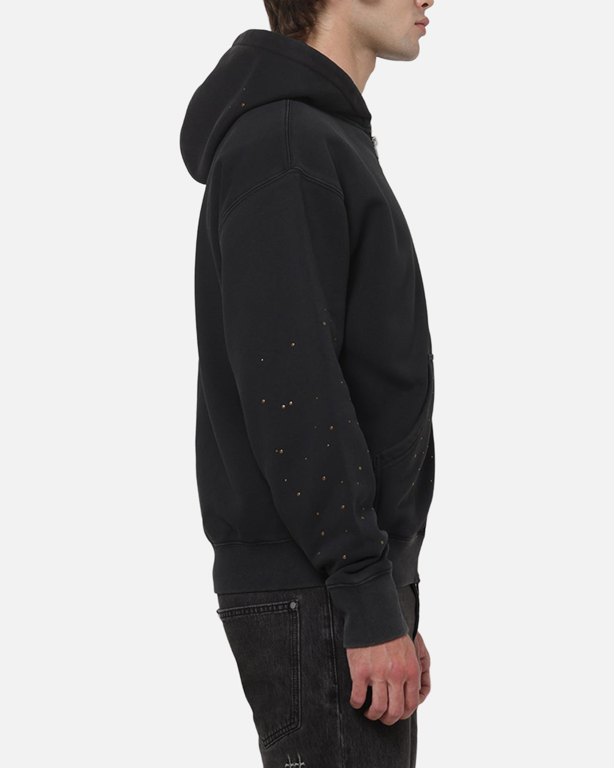 SAINT MORTA Saint Morta Medici Zip Hoodie Washed Black
