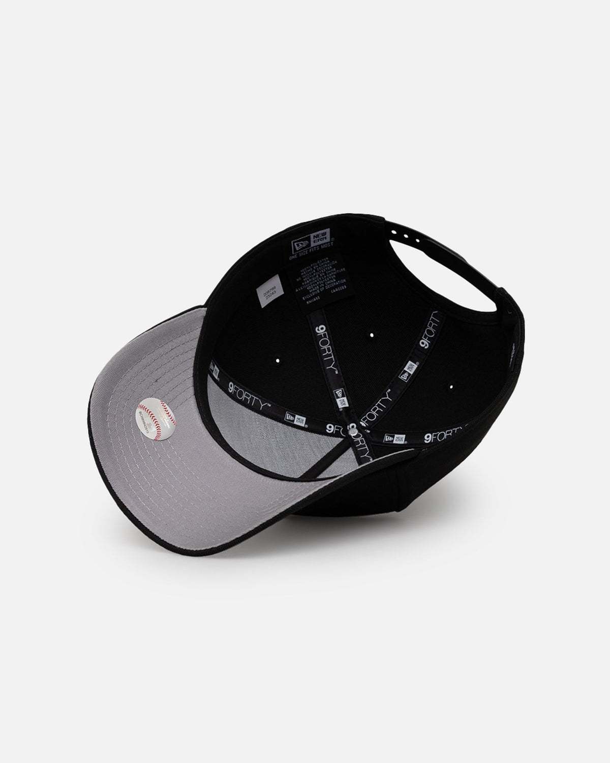 New Era New Era Los Angeles Dodgers 'Upside Down LA Logo' 9FORTY A-Frame Snapback Black