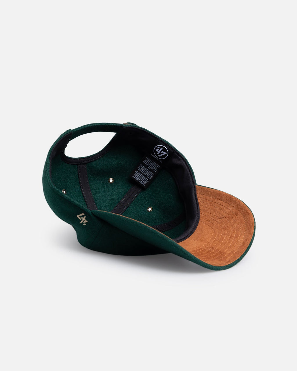 47 Brand Official 47 Brand German Shepard Wool 47 Clean Up Strapback Green