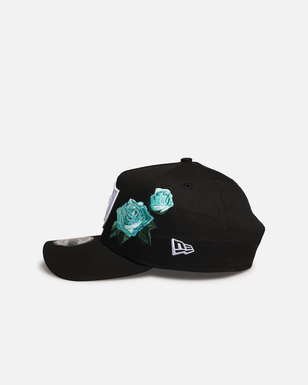 New Era Premium New Era Las Vegas Raiders 'Aqua Rose Embroidery' 9FORTY A-Frame Snapback Black/Aqua