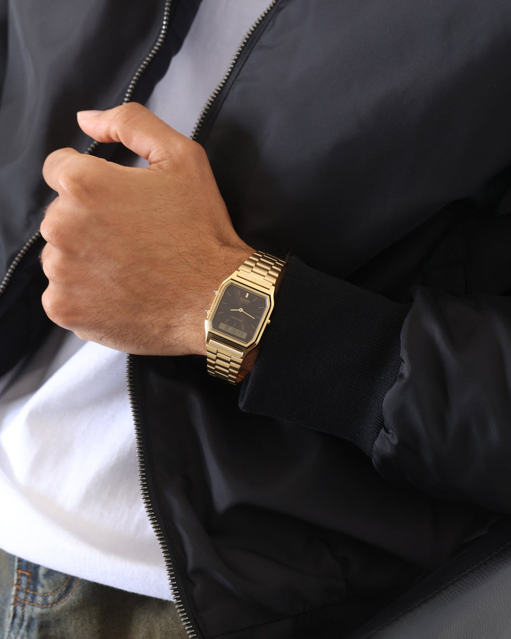 CASIO Casio AQ230GA-5A Watch Gold/Brown
