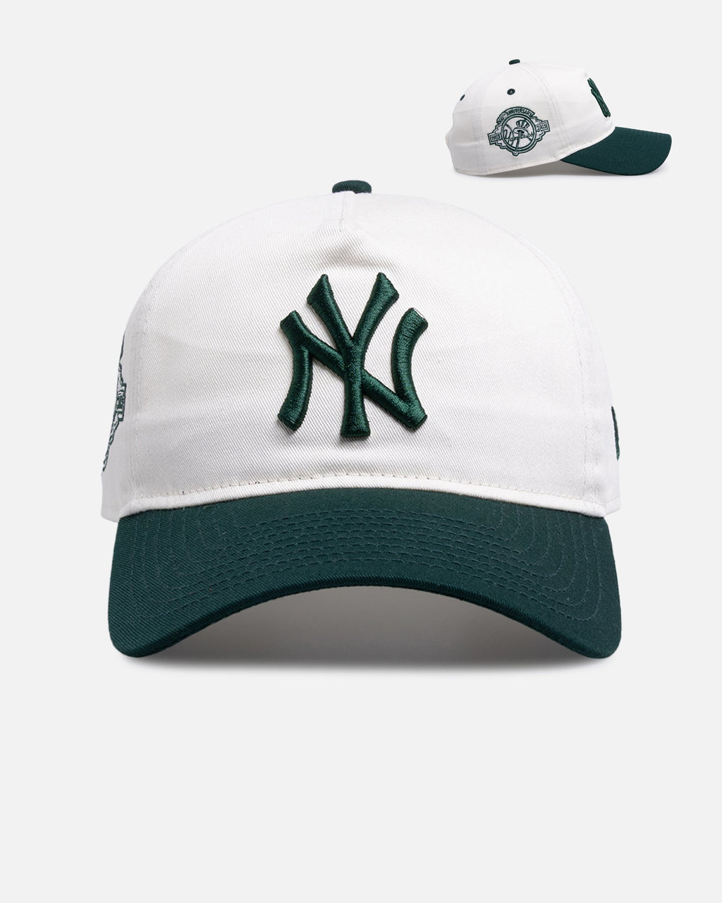New Era Classic New Era New York Yankees 'Dark Green Chrome' 9FORTY A-Frame Snapback White/Green