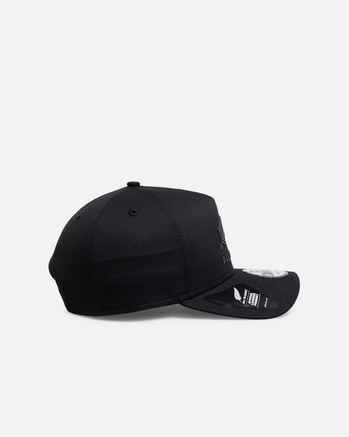 New Era New Era New Zealand All Blacks 'TPU Badge' 9FORTY A-Frame Snapback Black