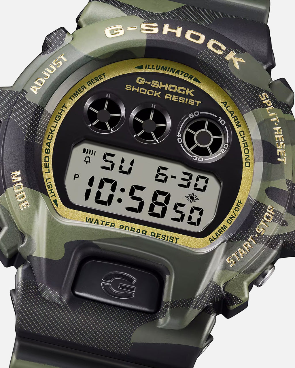 G SHOCK Classic G Shock DW-6900CMG-3DR Watch Camo