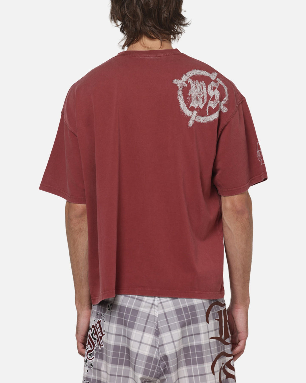 WORSHIP Classic Worship Catharsis Box Crop T-Shirt Port Wine