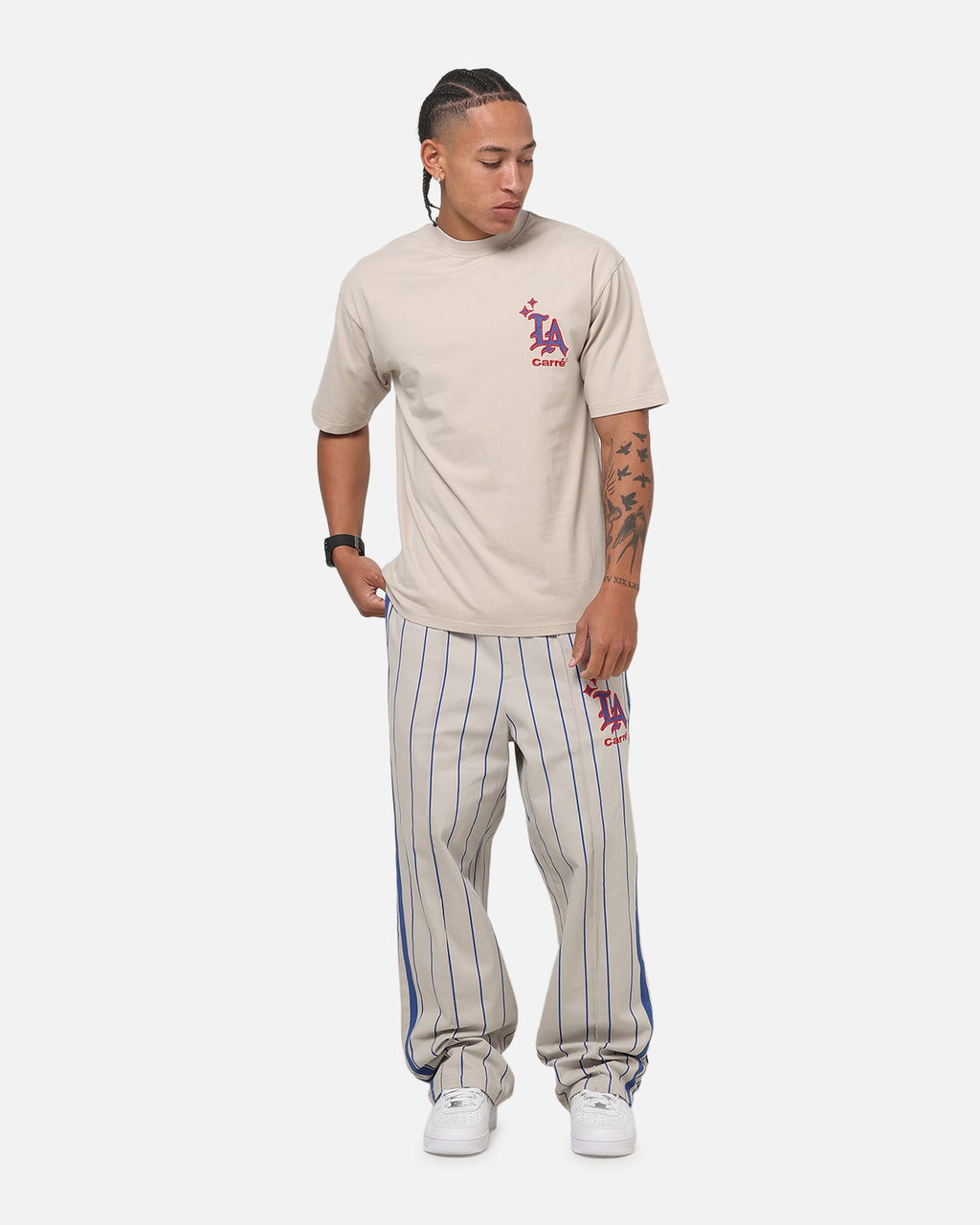 CARRE Official Carre Los Angeles City Series Heavyweight T-Shirt Grey/Blue