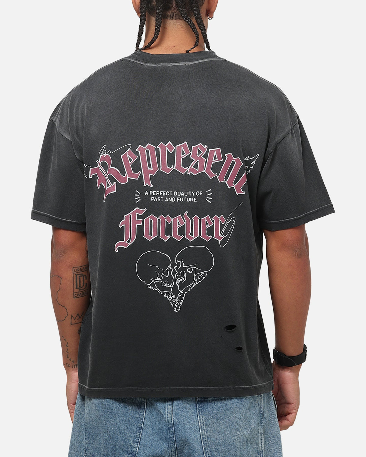 REPRESENT Represent Duality T-Shirt Washed Black