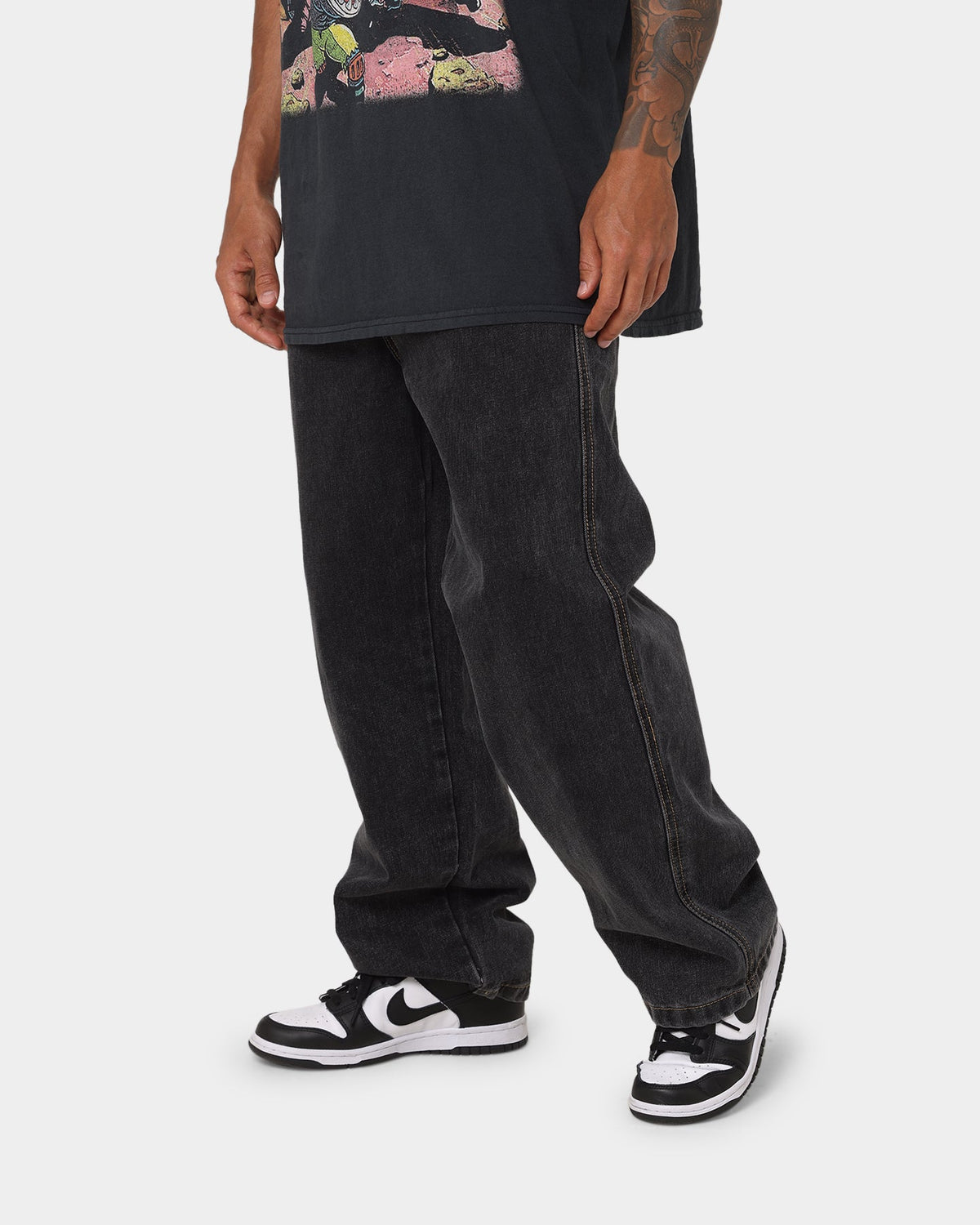 X-LARGE Original X-Large Bull Denim 91 Pants Washed Black