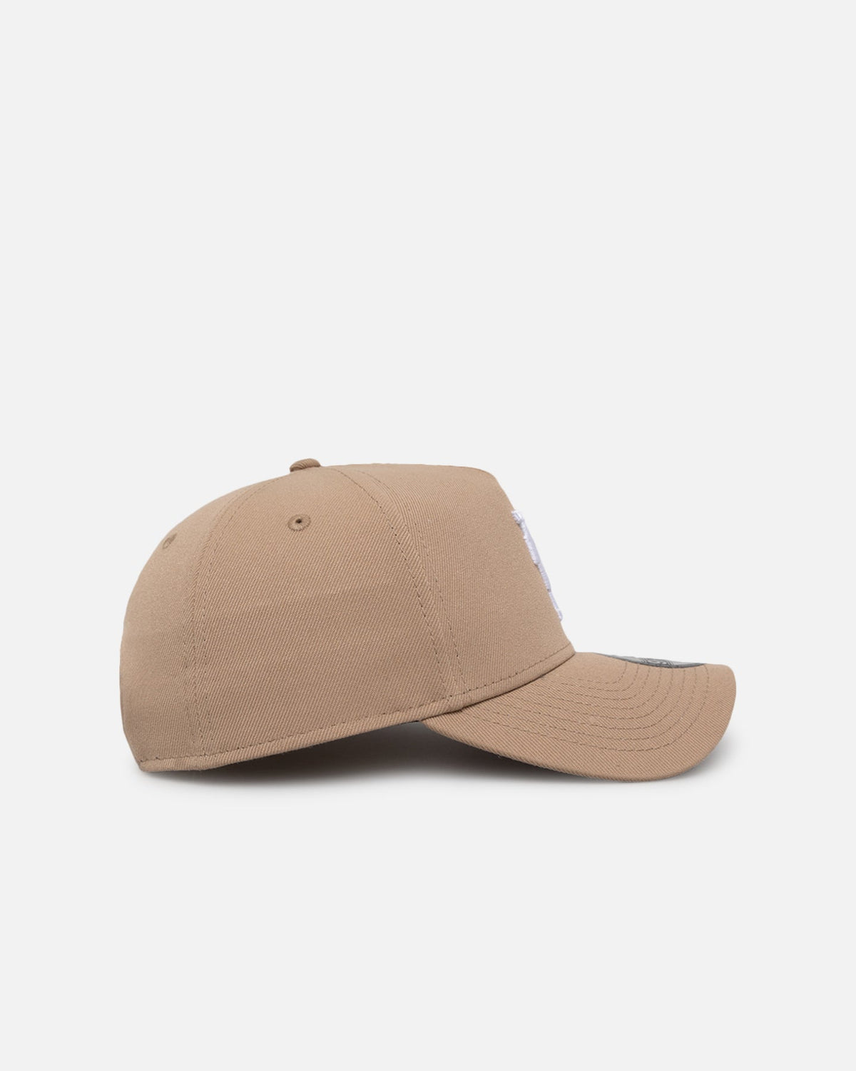 New Era New Era Los Angeles Dodgers 'Upside Down LA Logo' 9FORTY A-Frame Snapback Camel