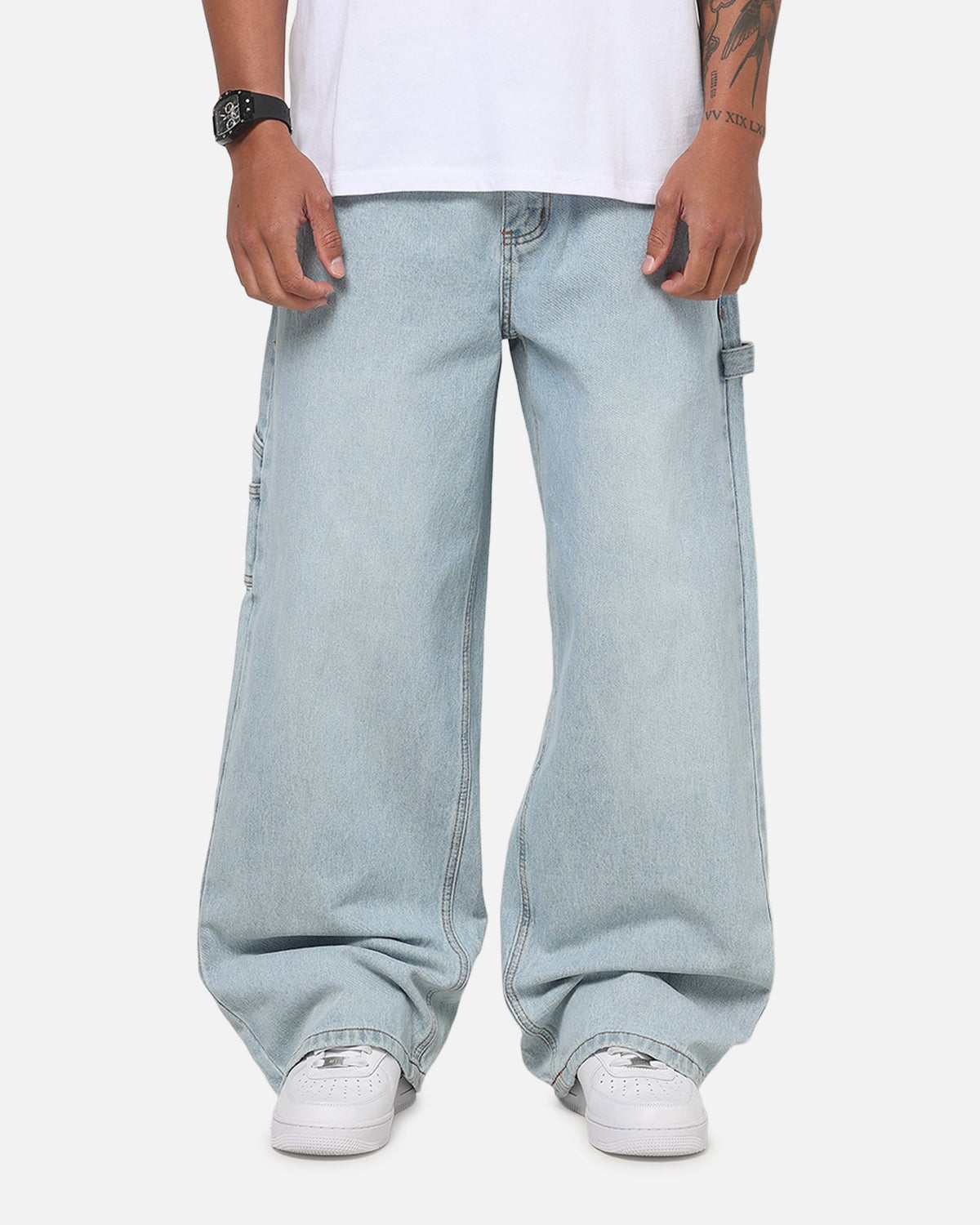 CARRE Classic Carre Baggy Carpenter Jeans Sunfade Blue