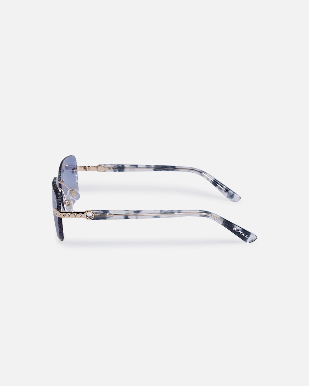 BELVOIR & CO Belvoir & Co Hustler Sunglasses White/Blue