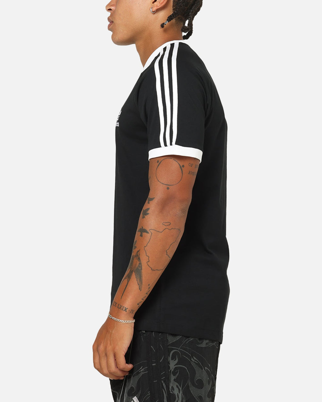 ADIDAS Adidas Classics 3-Stripes T-Shirt Black