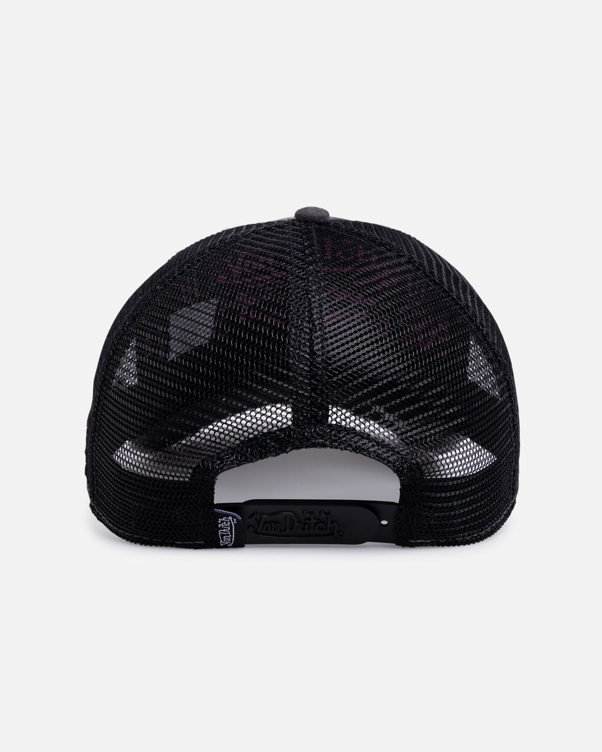 VON DUTCH Von Dutch Distressed Trucker Snapback Black/Pink