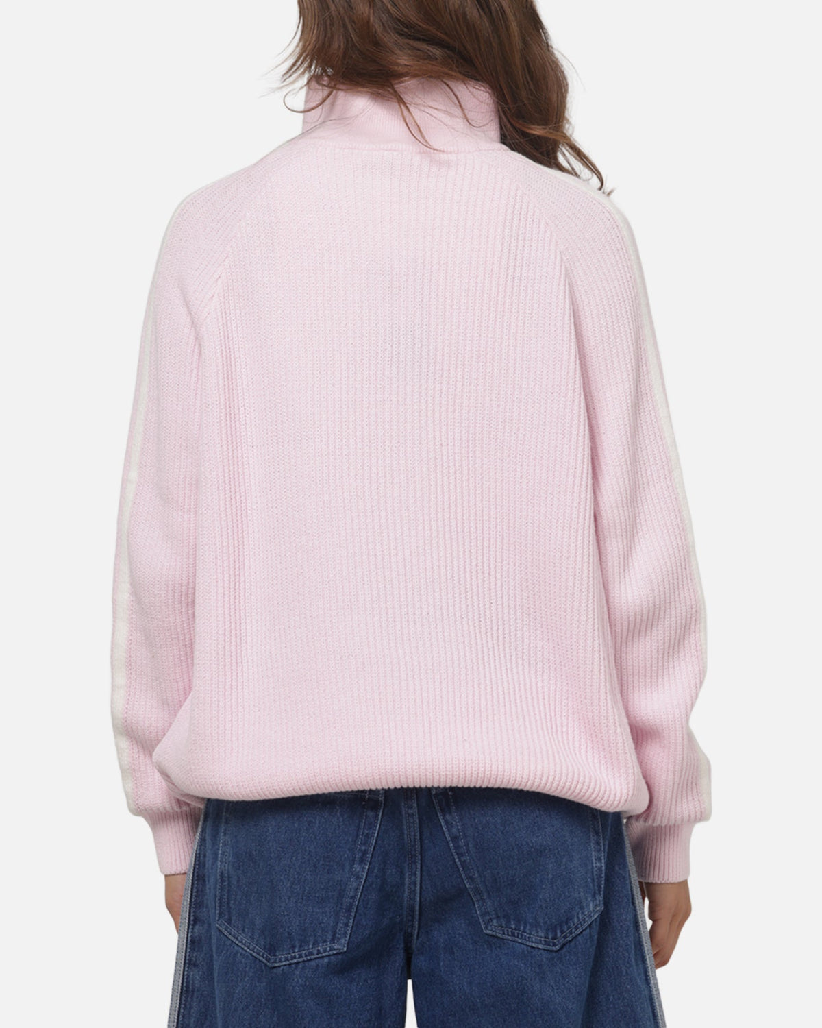 ADIDAS Adidas Women's Funnel Neck Quarter Zip Sweatshirt Pink